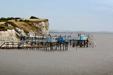 La côte Charentaise et ses carrelets, vacances en Charente Maritime